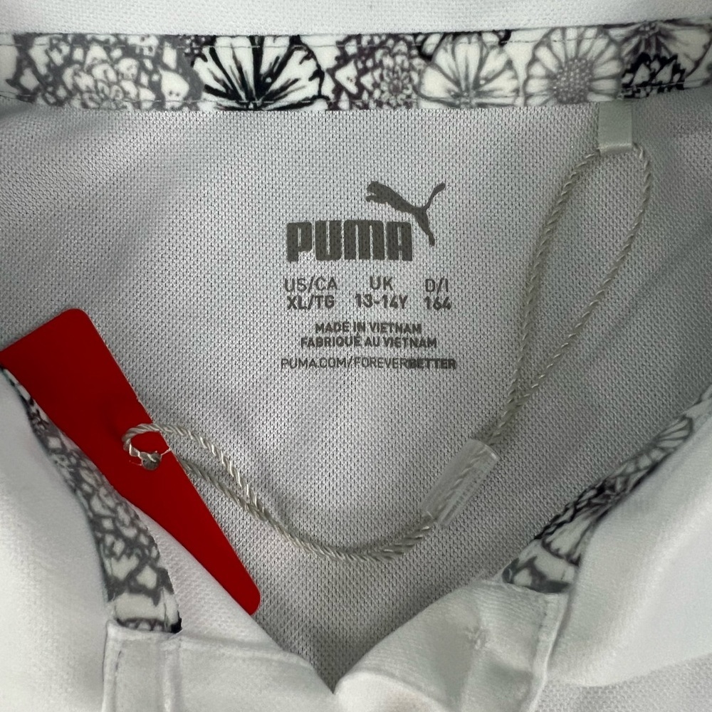 NWT - PUMA Girls' Essential Golf Polo - Size XL - Picture 3 of 7